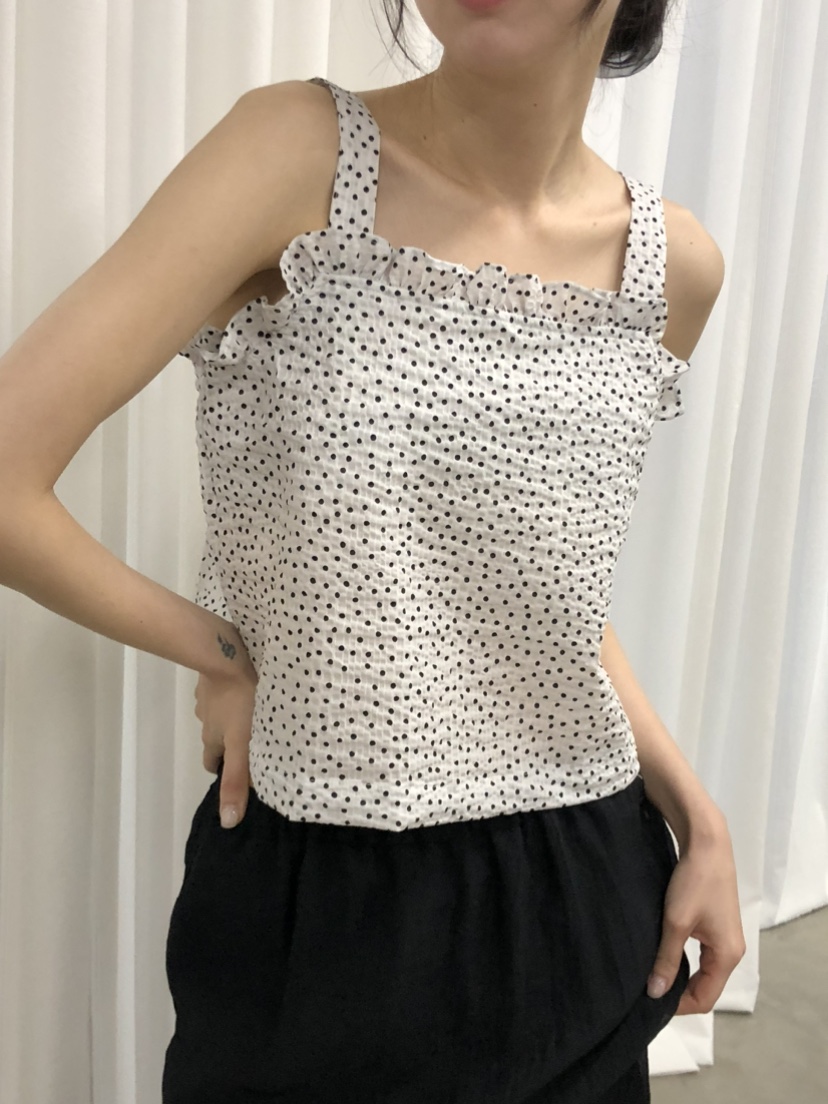 FOSET韓國直郵㊣女裝新品人氣25春夏休閑推薦熱賣時尚吊帶背心FOSET吊帶/背心