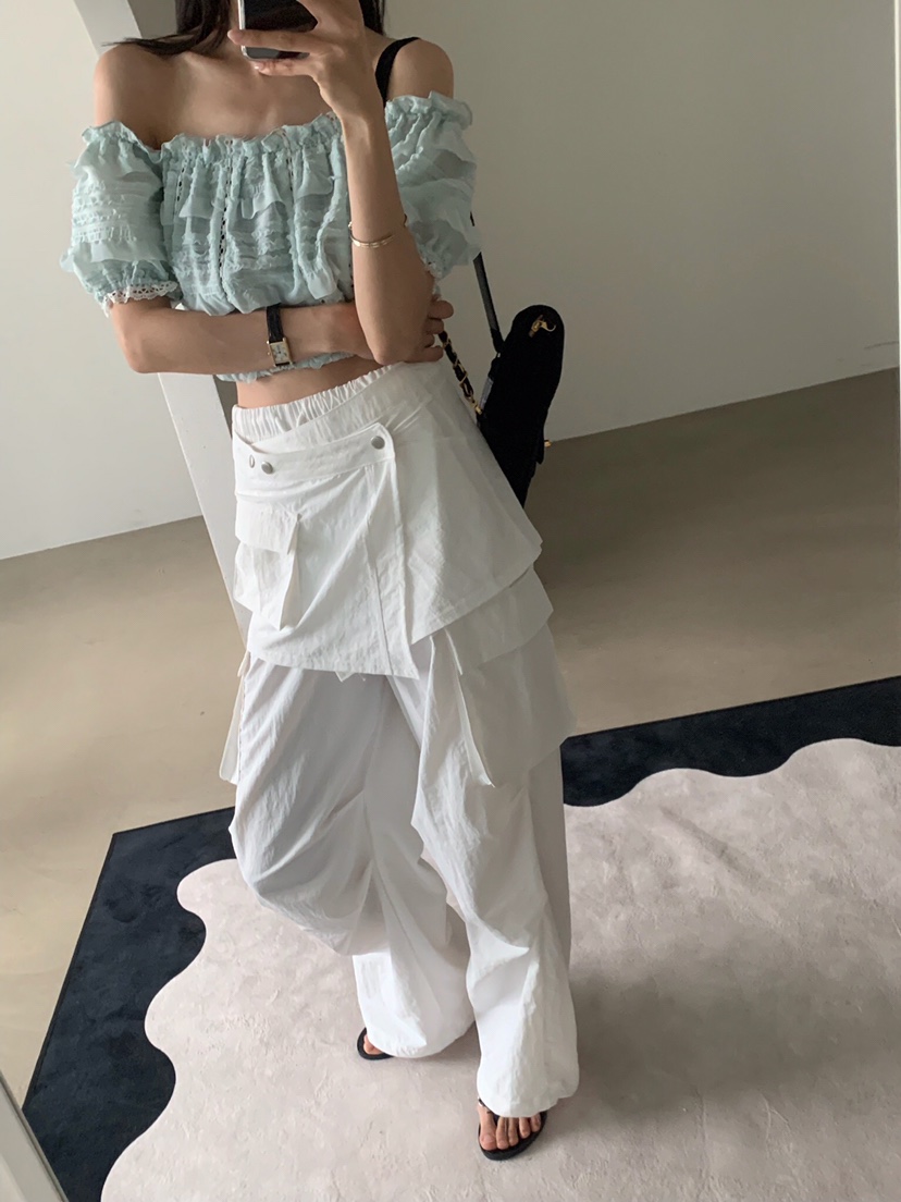 VERANDA韓國直郵㊣女裝新款時尚人氣25春夏休閑推薦襯衫蕾絲衫VERANDA襯衫/蕾絲衫