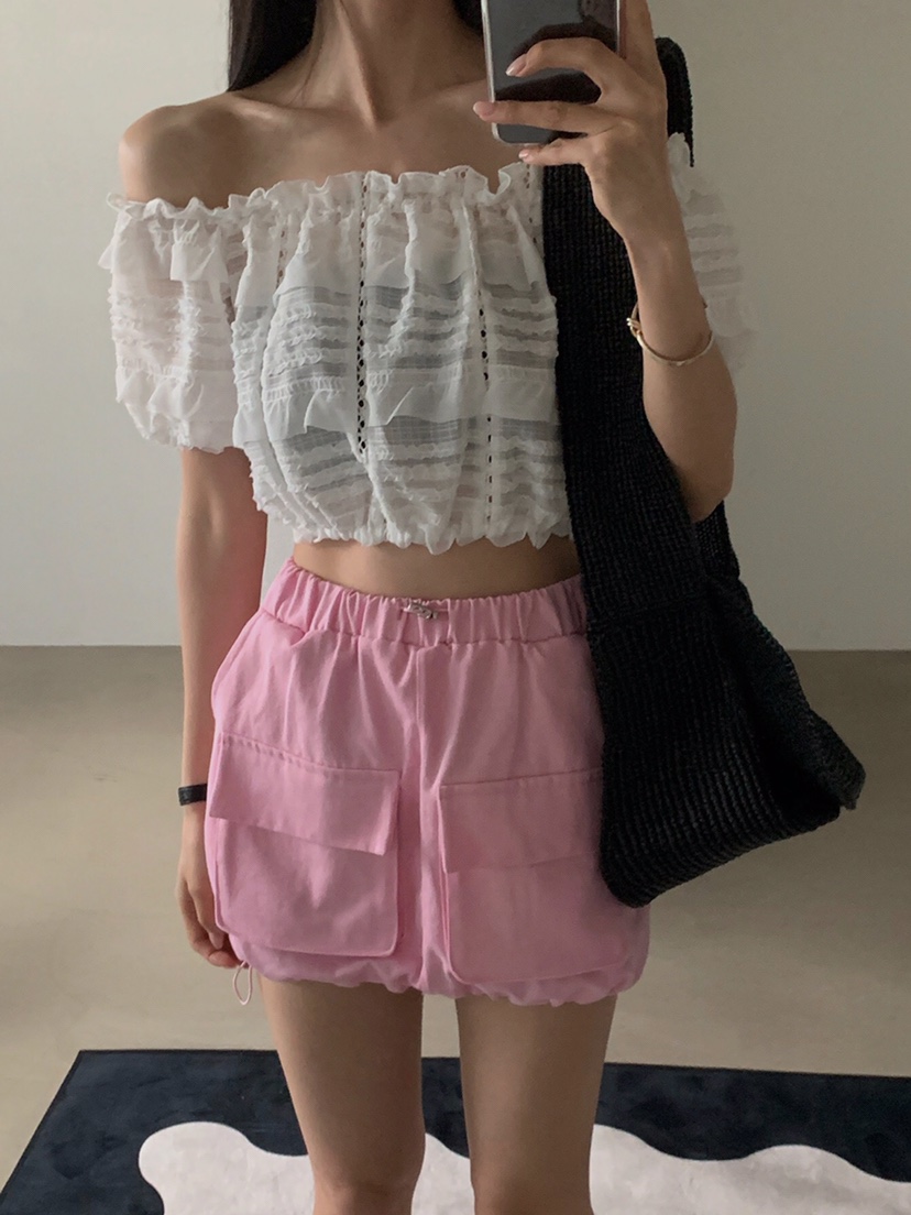 VERANDA韓國直郵㊣女裝新款時尚人氣25春夏休閑推薦襯衫蕾絲衫VERANDA襯衫/蕾絲衫