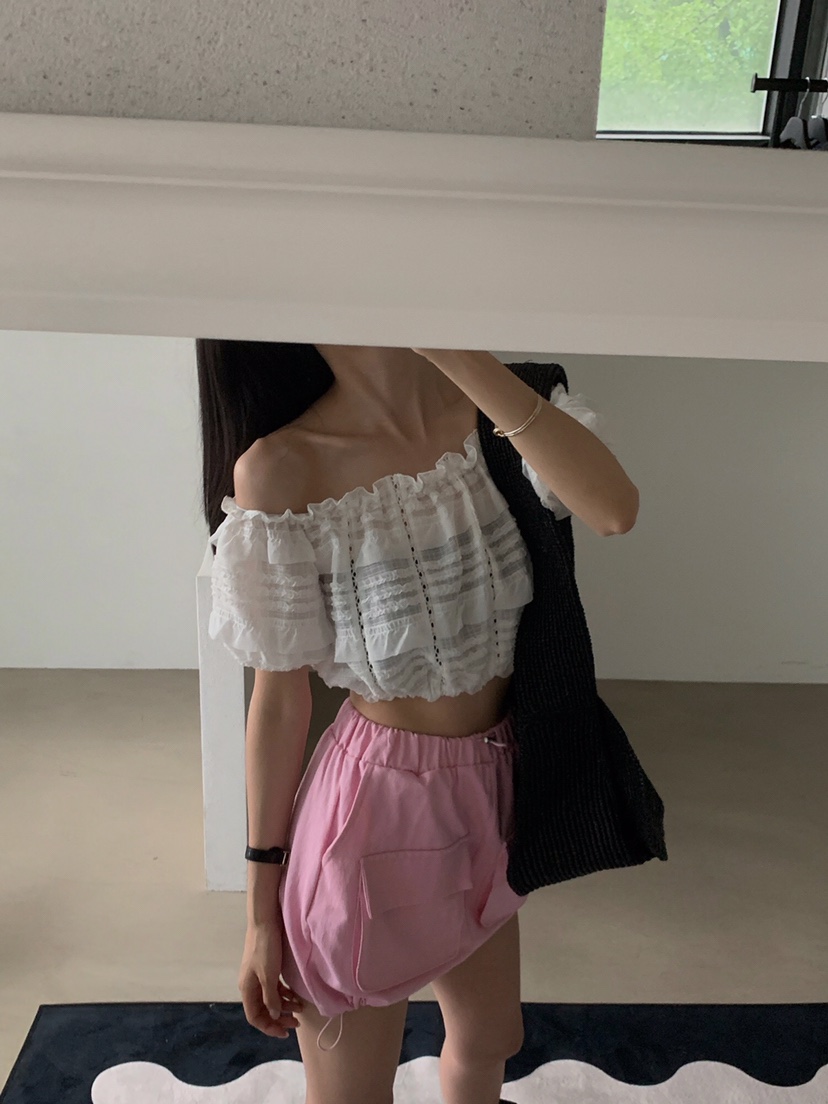 VERANDA韓國直郵㊣女裝新款時尚人氣25春夏休閑推薦襯衫蕾絲衫VERANDA襯衫/蕾絲衫