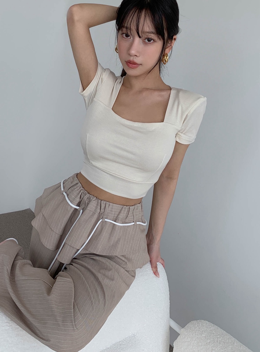 SLIT韓國直郵㊣東大門實拍女裝新品休閑推薦25春夏時尚休閑褲SLIT休閑褲