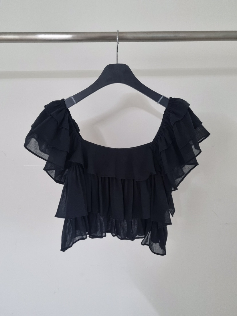 VERANDA韓國㊣直郵東大門代購女裝新品推薦時尚25春夏襯衫蕾絲衫VERANDA襯衫/蕾絲衫圖色4