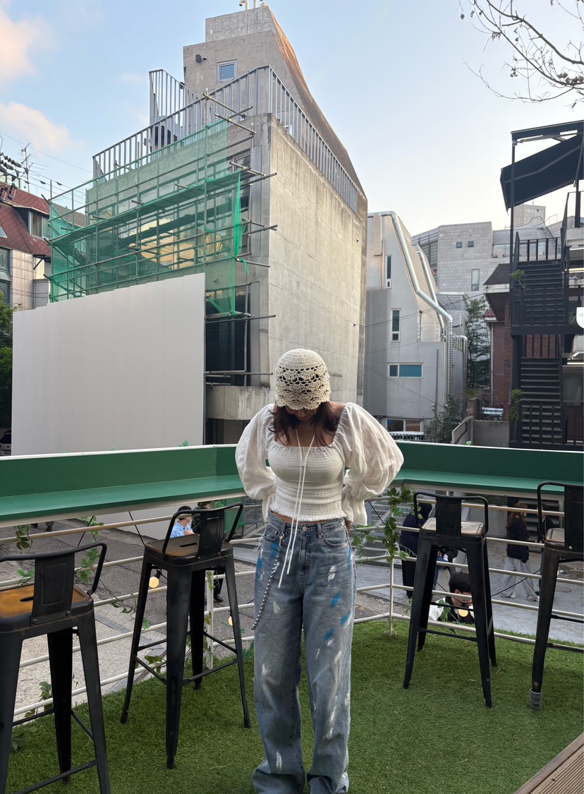 PLATFORM-L韓國㊣直郵東大門代購女裝新品人氣襯衫蕾絲衫紗布PLATFORM襯衫/蕾絲衫