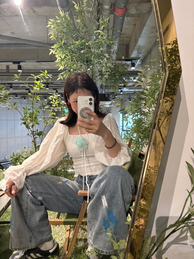 PLATFORM-L韓國㊣直郵東大門代購女裝新品人氣襯衫蕾絲衫紗布PLATFORM襯衫/蕾絲衫