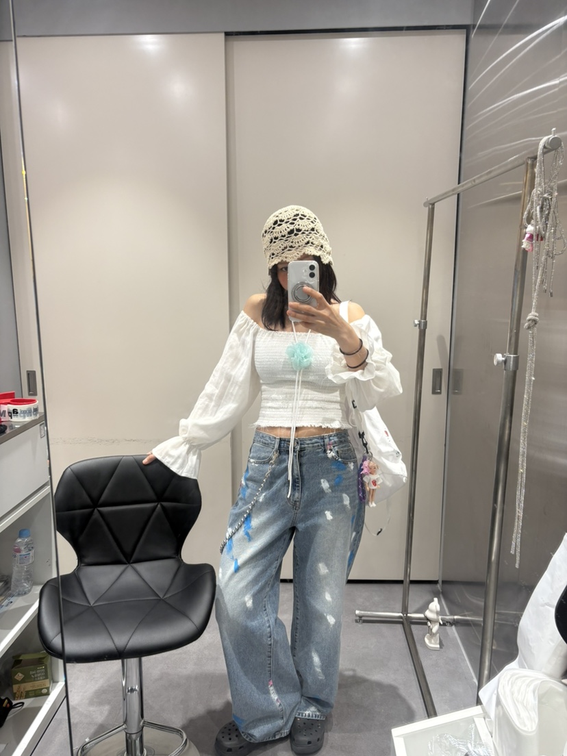 PLATFORM-L韓國㊣直郵東大門代購女裝新品人氣襯衫蕾絲衫紗布PLATFORM襯衫/蕾絲衫