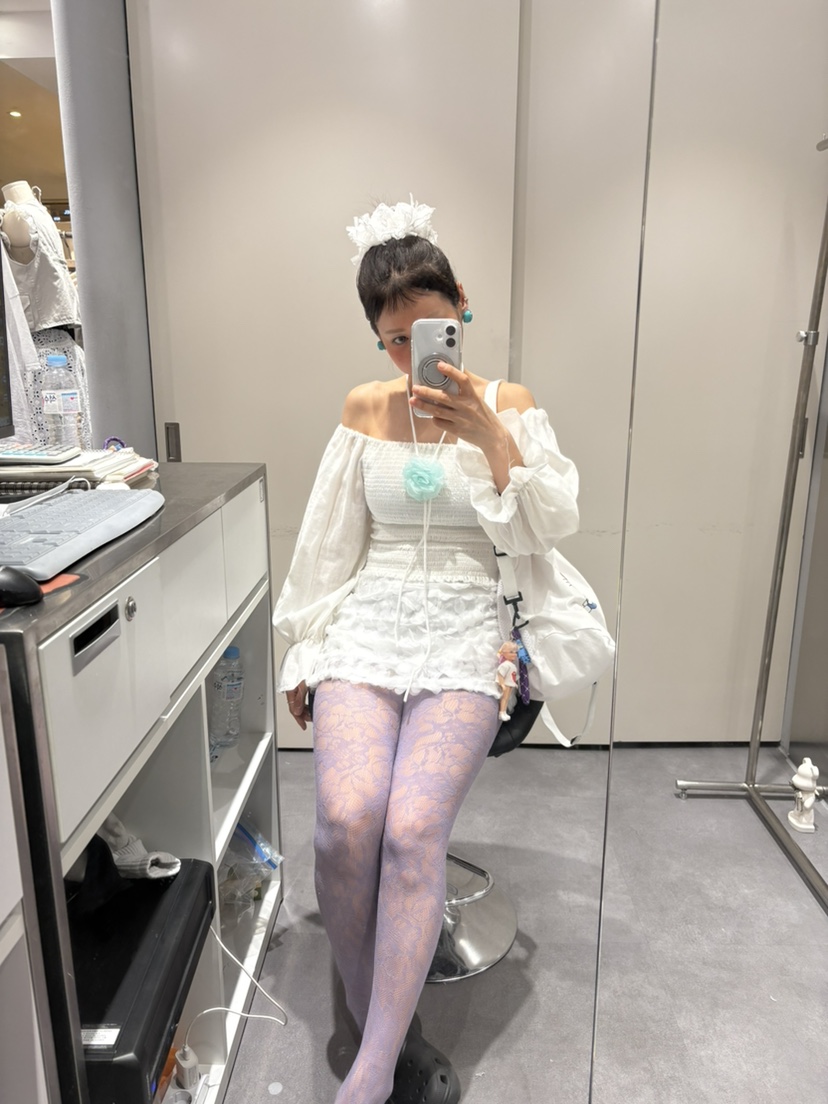 PLATFORM-L韓國㊣直郵東大門代購女裝新品人氣襯衫蕾絲衫紗布PLATFORM襯衫/蕾絲衫