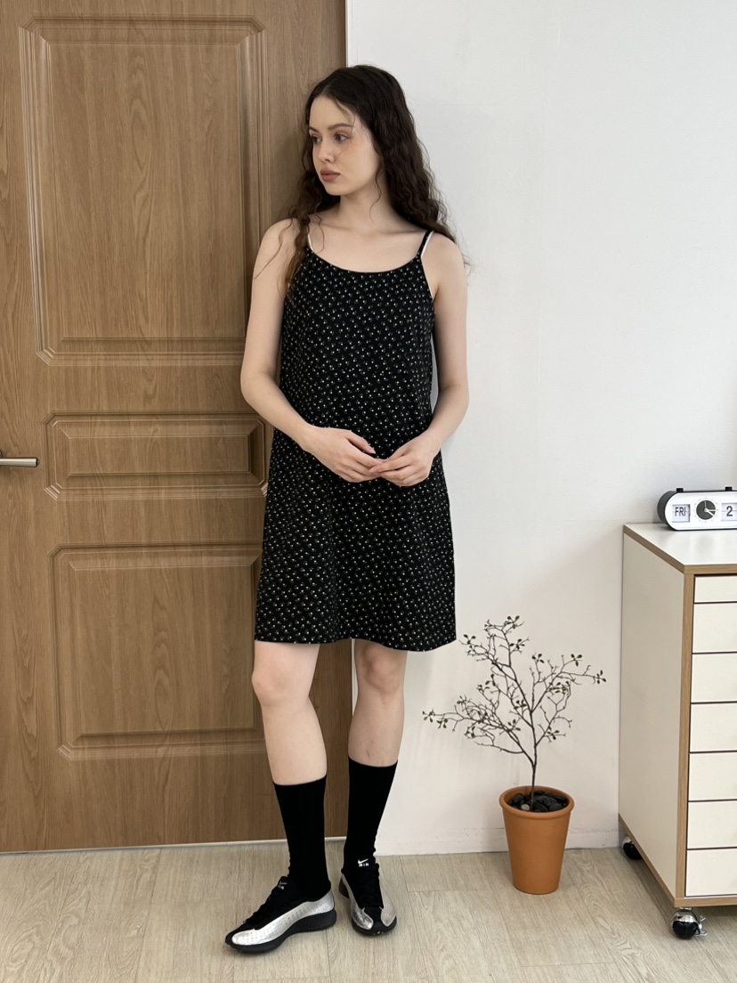 X-MOOD直郵韓國代購㊣女裝新品25春夏推薦休閑人氣時尚連衣裙X-MOOD連衣裙