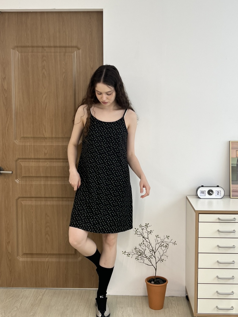 X-MOOD直郵韓國代購㊣女裝新品25春夏推薦休閑人氣時尚連衣裙X-MOOD連衣裙