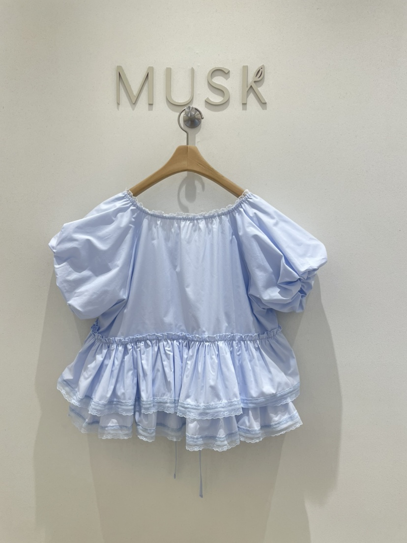 MUSK韓國直郵㊣女裝新品人氣時尚25春夏熱賣推薦襯衫蕾絲衫MUSK襯衫/蕾絲衫