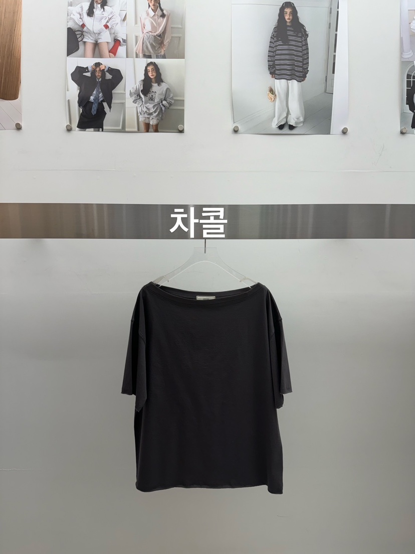 AMOOD韓國直郵㊣東大門實拍女裝新款人氣休閑時尚推薦熱賣T恤AMOODT恤圖色2