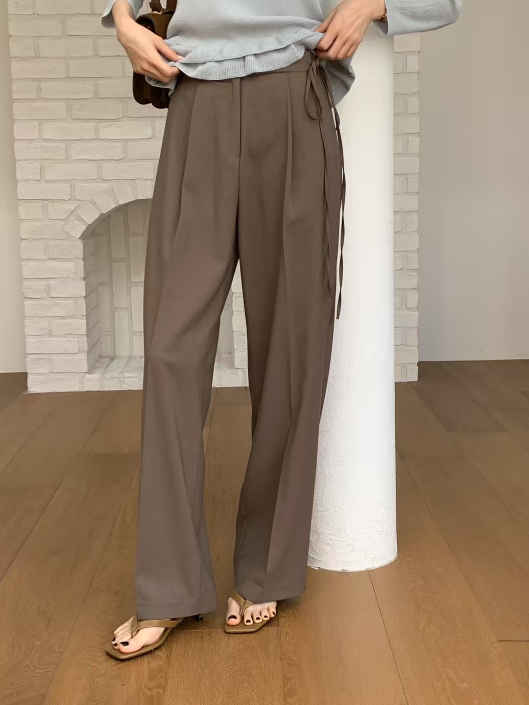 ANDYOUBROWN-OT韓國㊣直郵東大門代購女裝新品人氣正裝褲西褲ANDYOUBROWN-OT正裝褲/西褲圖色2