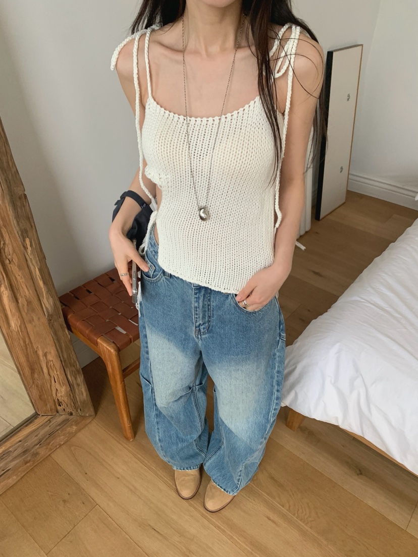JKICHI直郵韓國代購㊣女裝新品人氣熱賣時尚推薦休閑吊帶背心JKICHI吊帶/背心