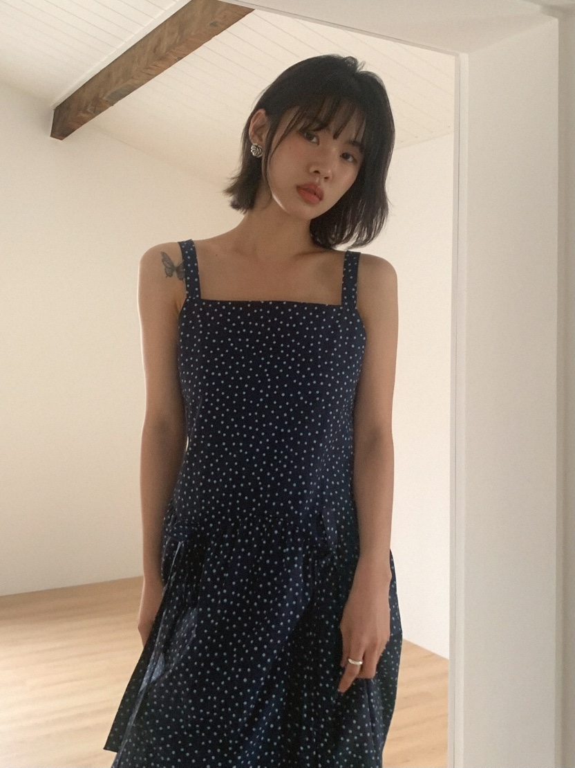 SLAT韓國直郵㊣女裝新款時尚人氣推薦25春夏熱賣休閑連衣裙SLAT連衣裙