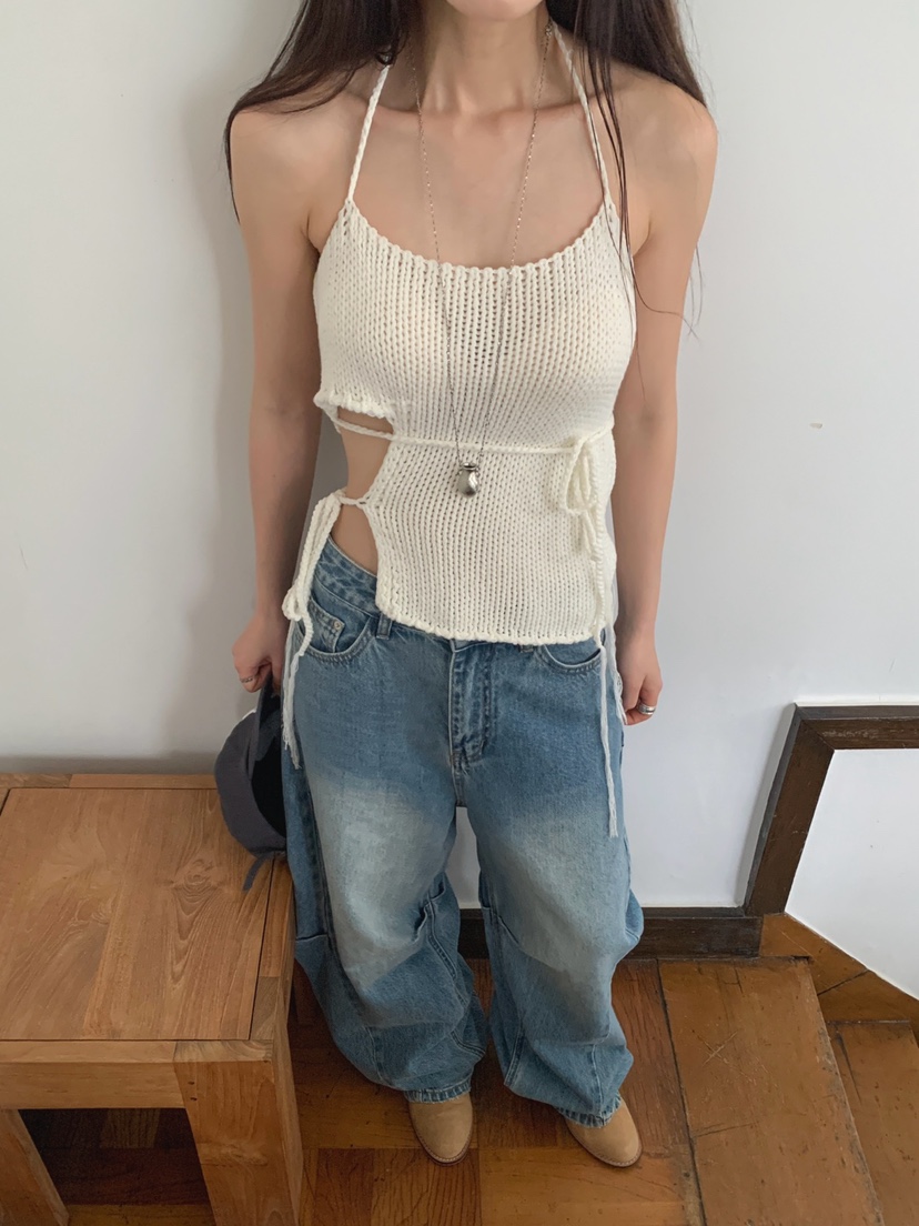 JKICHI韓國直郵㊣東大門實拍女裝新品時尚休閑人氣25春夏牛仔褲JKICHI牛仔褲