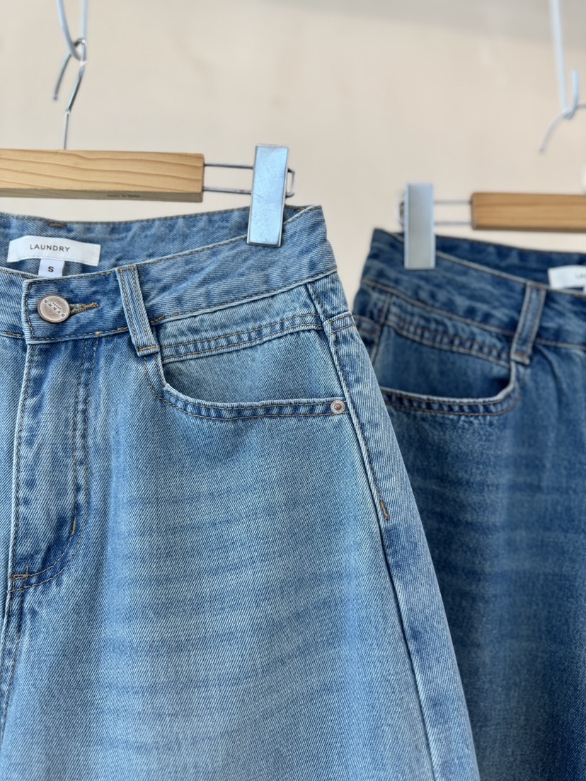 LAUNDRY韓國㊣直郵東大門代購女裝新款時尚人氣休閑推薦牛仔褲LAUNDRY牛仔褲