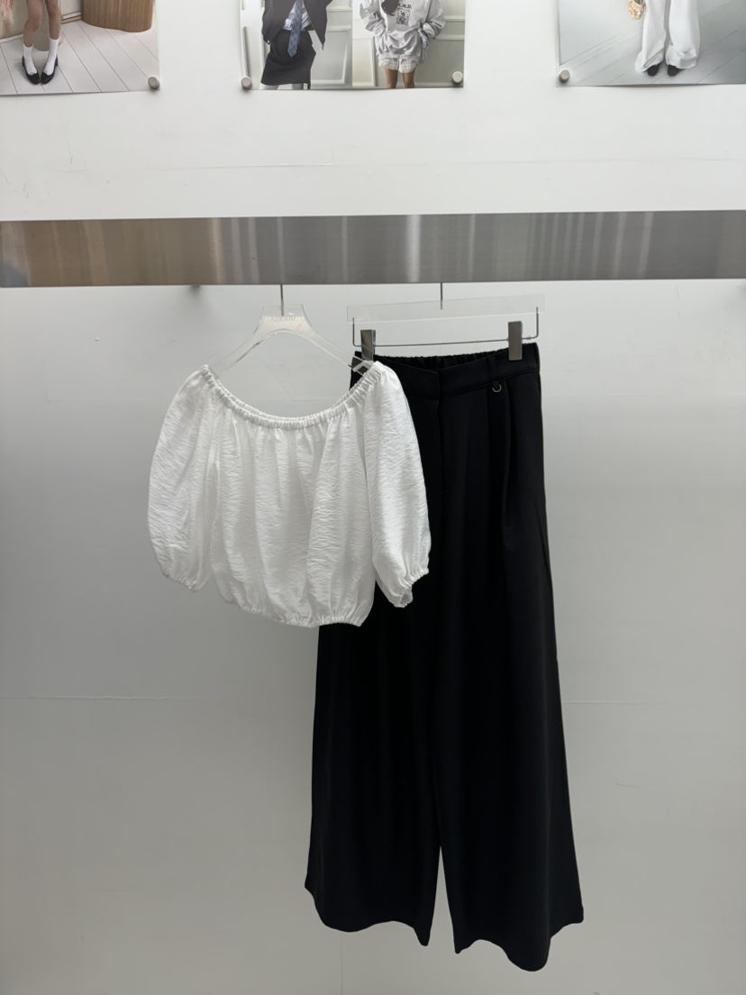 AMOOD韓國直郵㊣東大門實拍女裝新品人氣推薦熱賣25春夏休閑褲AMOOD休閑褲