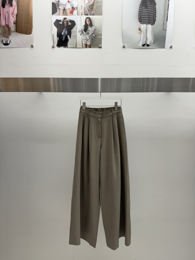 AMOOD韓國直郵㊣東大門實拍女裝新品人氣推薦熱賣25春夏休閑褲AMOOD休閑褲圖色2