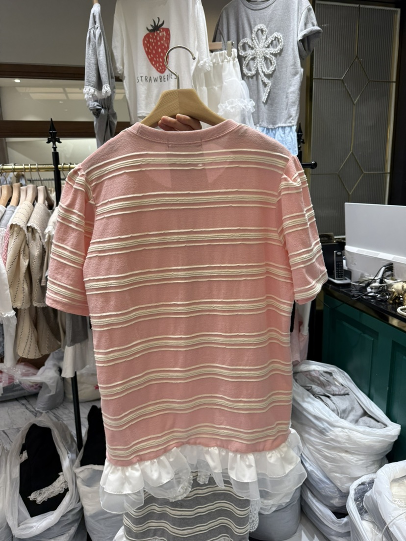 BE&BE韓國㊣直郵東大門代購女裝新品25春夏休閑推薦T恤BE&beT恤