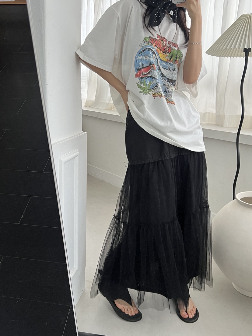 SUNDER MARKET直郵韓國代購㊣女裝新款25春夏時尚人氣長裙SUNDER MARKET長裙