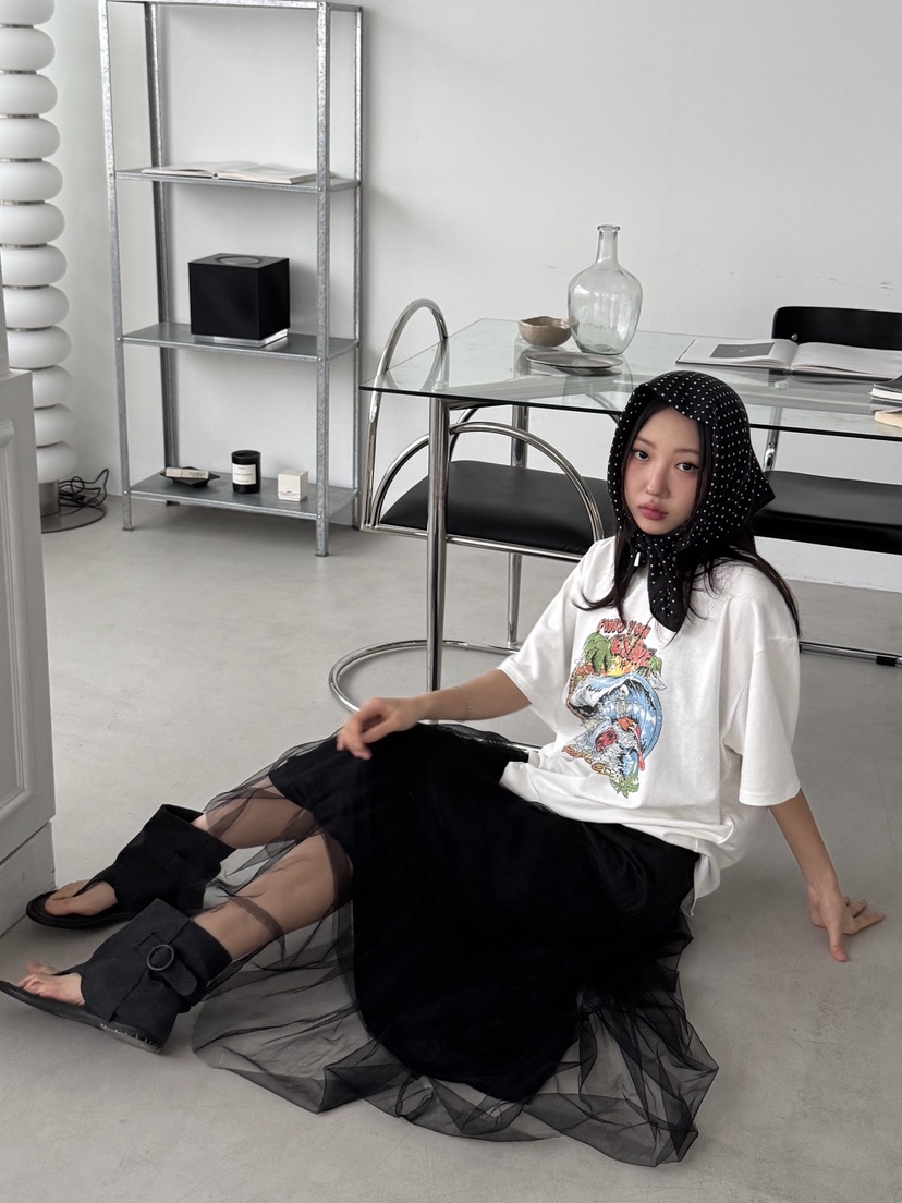 SUNDER MARKET直郵韓國代購㊣女裝新款25春夏時尚人氣長裙SUNDER MARKET長裙