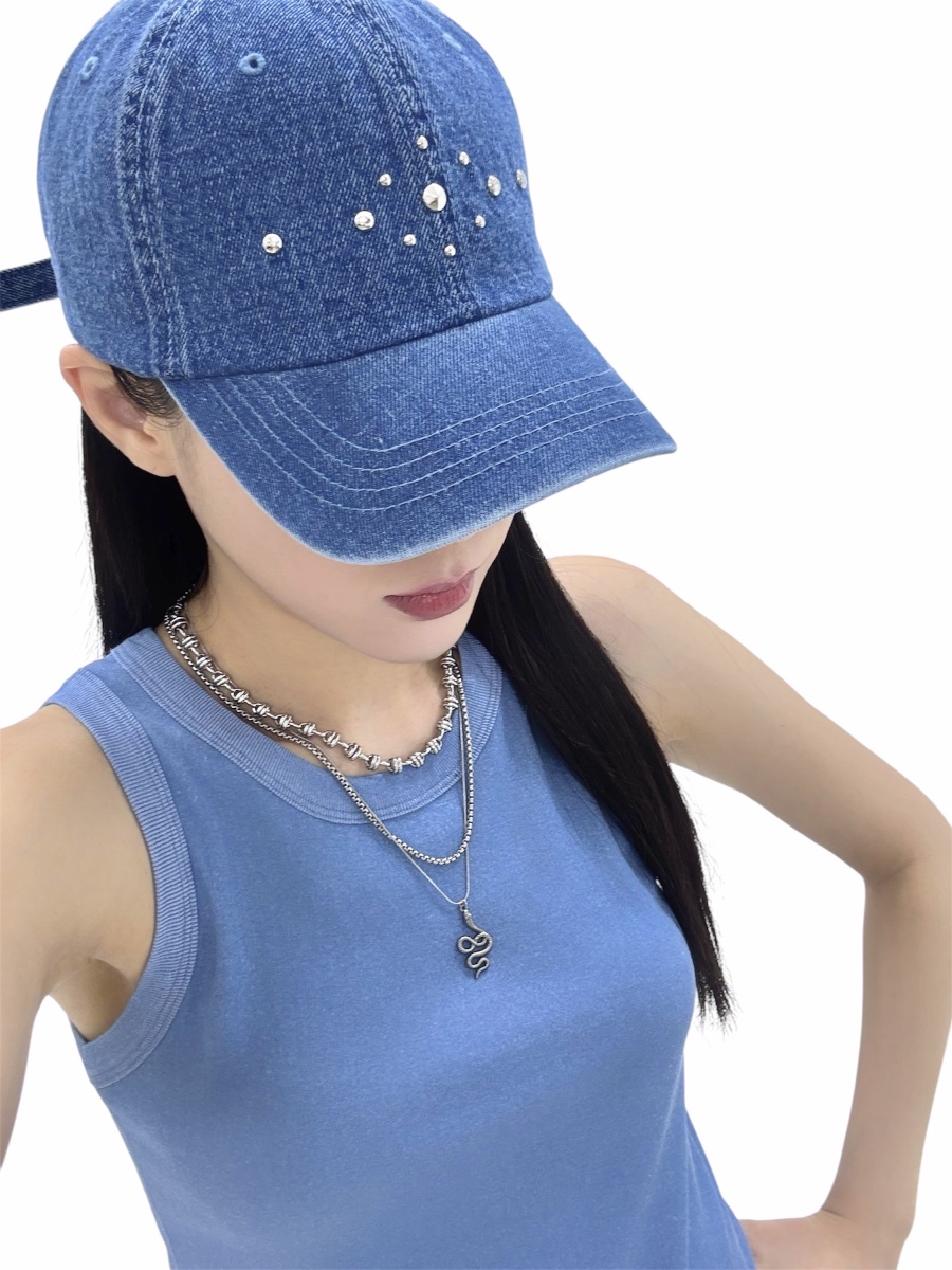 NOCTURNAL VIBE韓國直郵㊣東大門實拍女裝新款休閑人氣帽子NOCTURNAL VIBE帽子