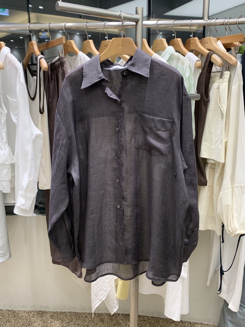 VAARA韓國㊣直郵東大門代購女裝新品熱賣25春夏時尚襯衫蕾絲衫VAARA襯衫/蕾絲衫圖色4