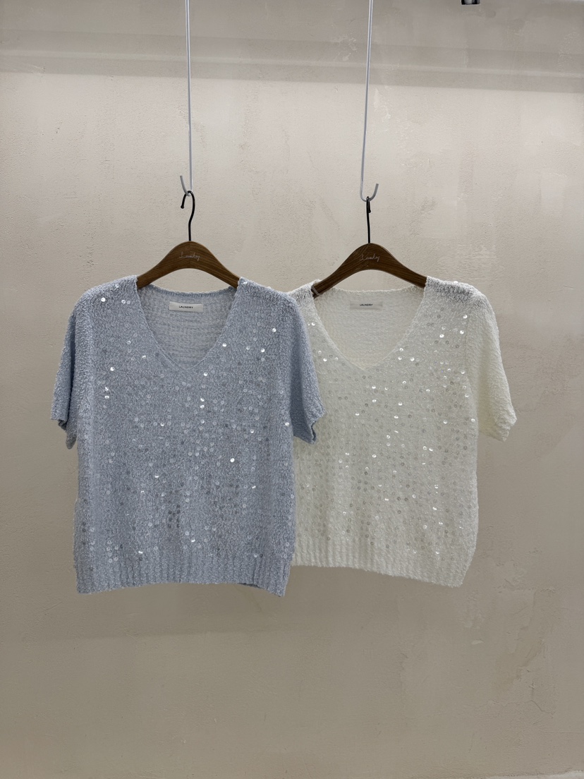 LAUNDRY韓國㊣直郵東大門代購女裝新品25春夏推薦熱賣針織衫LAUNDRY針織衫