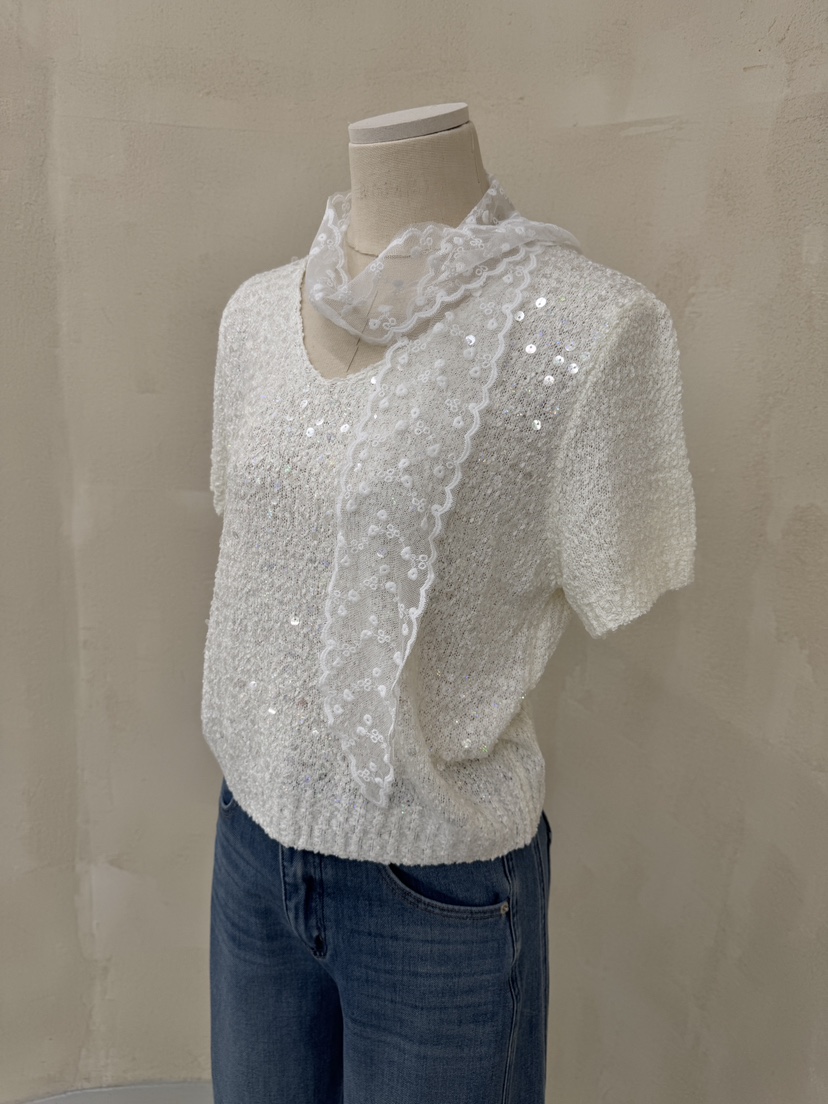 LAUNDRY韓國㊣直郵東大門代購女裝新品25春夏推薦熱賣針織衫LAUNDRY針織衫