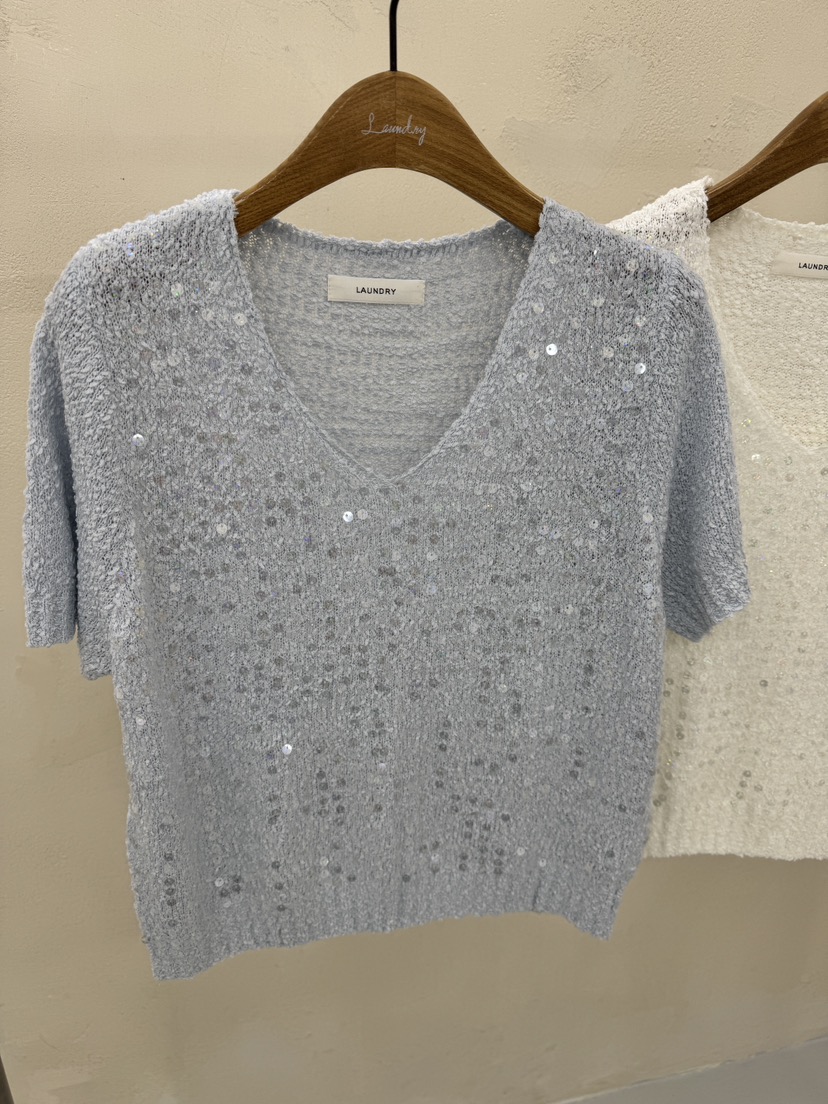 LAUNDRY韓國㊣直郵東大門代購女裝新品25春夏推薦熱賣針織衫LAUNDRY針織衫
