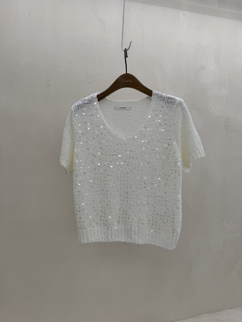 LAUNDRY韓國㊣直郵東大門代購女裝新品25春夏推薦熱賣針織衫LAUNDRY針織衫