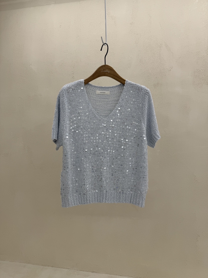 LAUNDRY韓國㊣直郵東大門代購女裝新品25春夏推薦熱賣針織衫LAUNDRY針織衫圖色2