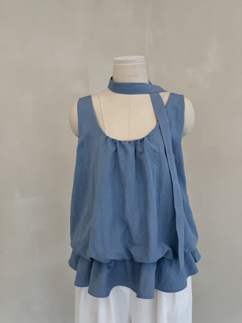LAUNDRY韓國㊣直郵東大門代購女裝新款休閑熱賣吊帶背心荷葉邊LAUNDRY吊帶/背心