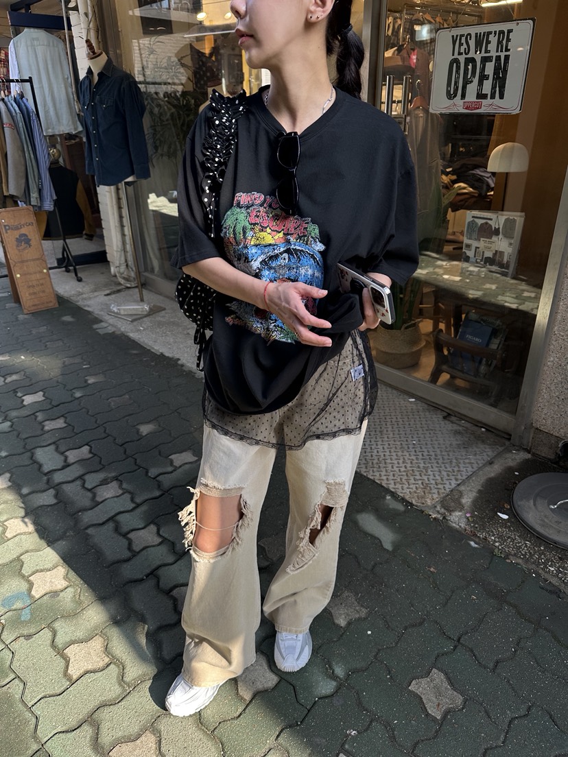 SUNDER MARKET韓國㊣直郵東大門代購女裝新品推薦25春夏T恤SUNDER MARKETT恤