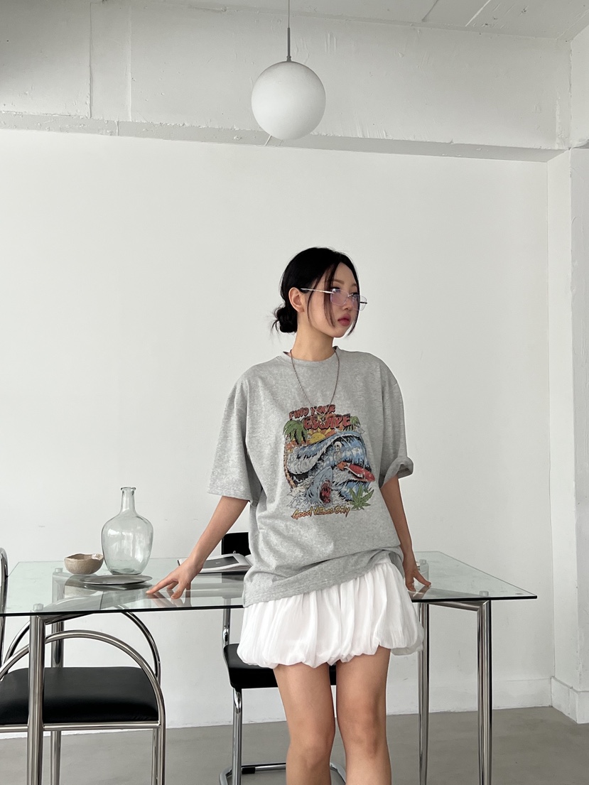 SUNDER MARKET韓國㊣直郵東大門代購女裝新品推薦25春夏T恤SUNDER MARKETT恤