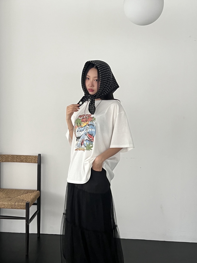 SUNDER MARKET韓國㊣直郵東大門代購女裝新品推薦25春夏T恤SUNDER MARKETT恤