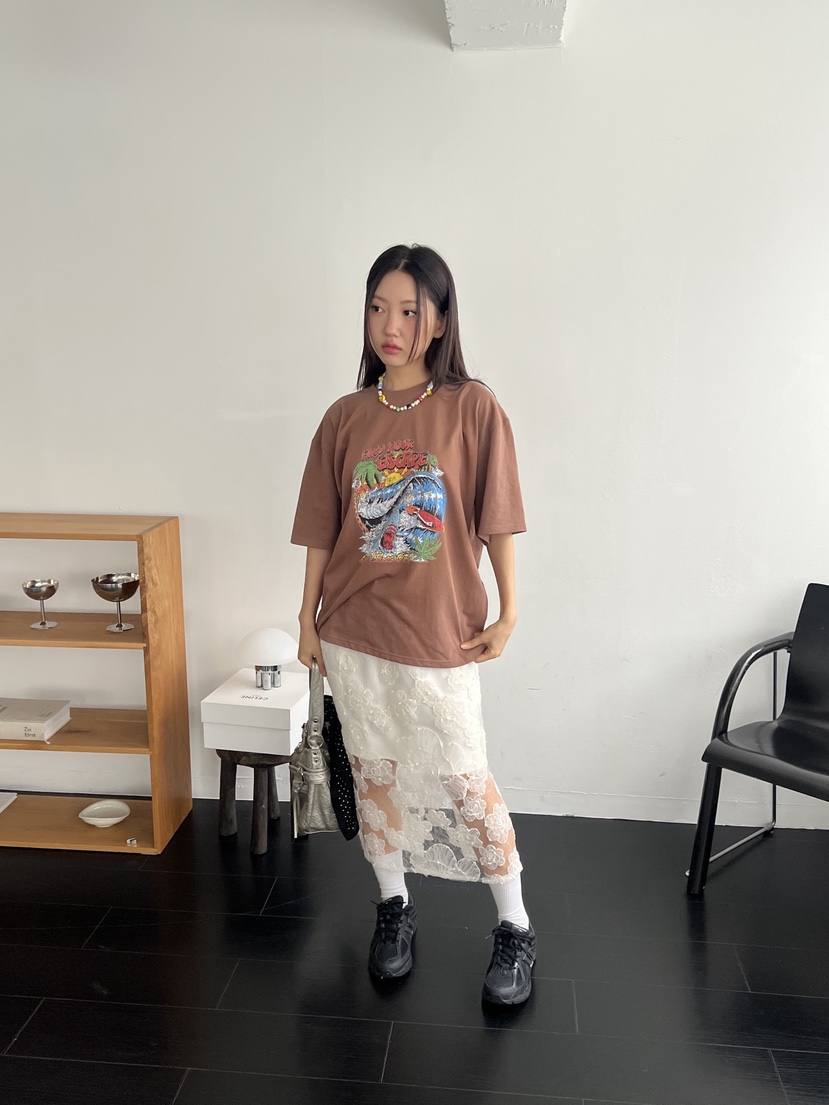 SUNDER MARKET韓國㊣直郵東大門代購女裝新品推薦25春夏T恤SUNDER MARKETT恤