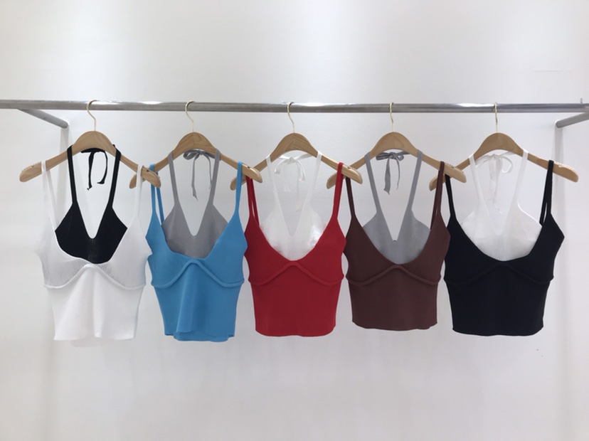 KC MARKET直郵韓國代購㊣女裝新品25春夏休閑時尚吊帶背心KC MARKET吊帶/背心