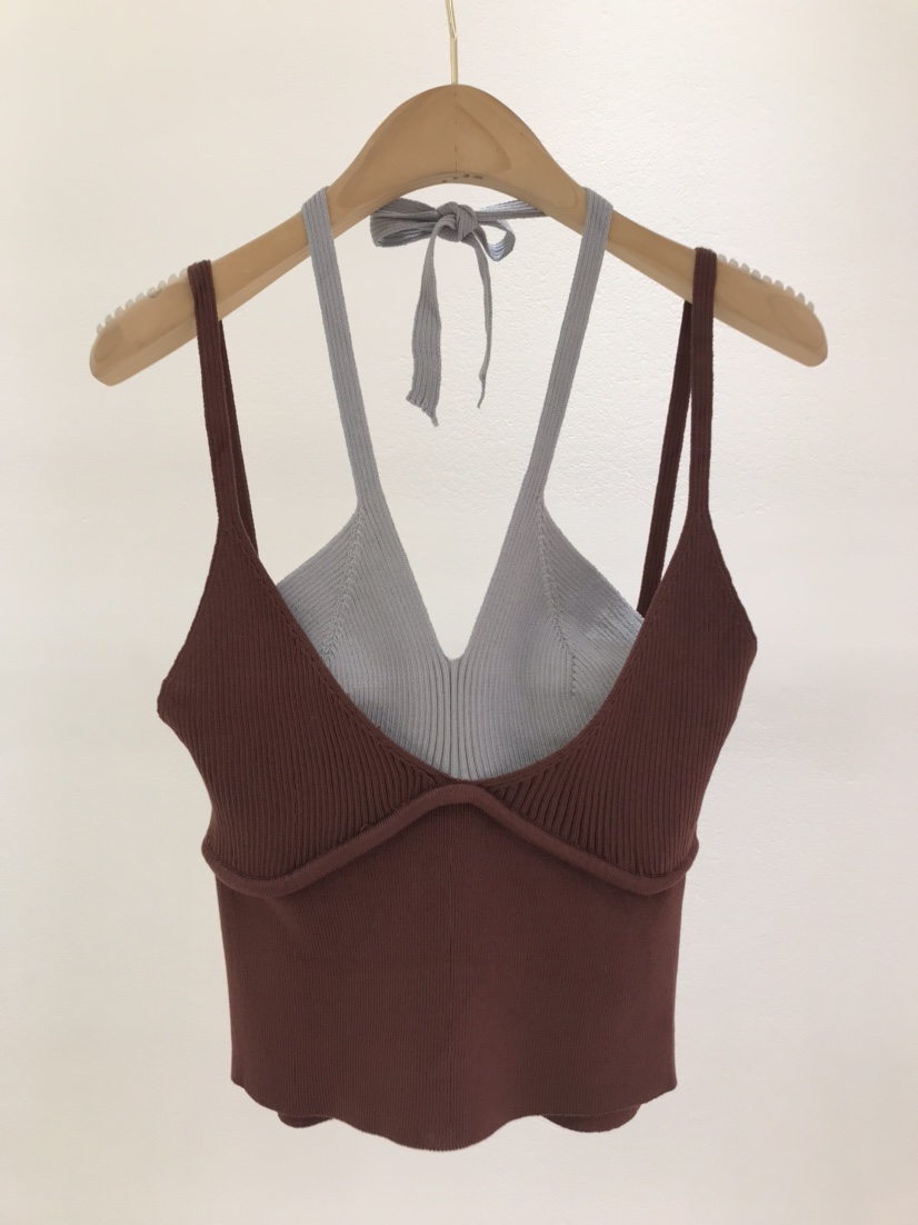 KC MARKET直郵韓國代購㊣女裝新品25春夏休閑時尚吊帶背心KC MARKET吊帶/背心圖色3