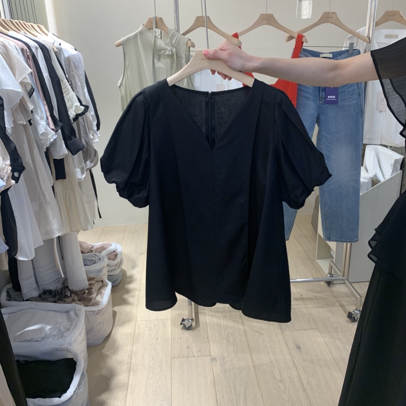 ARCHER直郵韓國代購㊣女裝新品休閑時尚襯衫蕾絲衫不含腰帶ARCHER襯衫/蕾絲衫圖色3