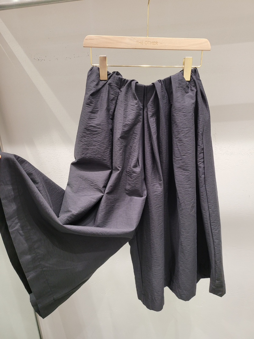 THE OTHER直郵韓國代購㊣女裝新品25春夏推薦休閑休閑褲亞麻THE OTHER休閑褲