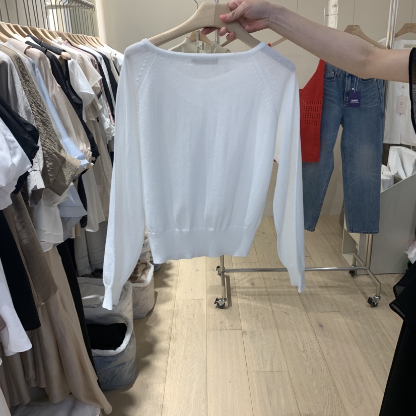 ARCHER直郵韓國代購㊣女裝新品人氣時尚休閑針織衫亞麻開衫ARCHER針織衫