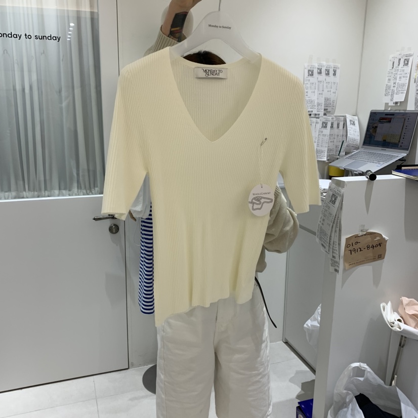 MONDAY TO SUNDAY韓國直郵㊣女裝新品時尚推薦25春夏針織衫MONDAY TO SUNDAY針織衫