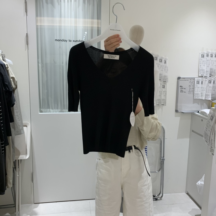 MONDAY TO SUNDAY韓國直郵㊣女裝新品時尚推薦25春夏針織衫MONDAY TO SUNDAY針織衫圖色5