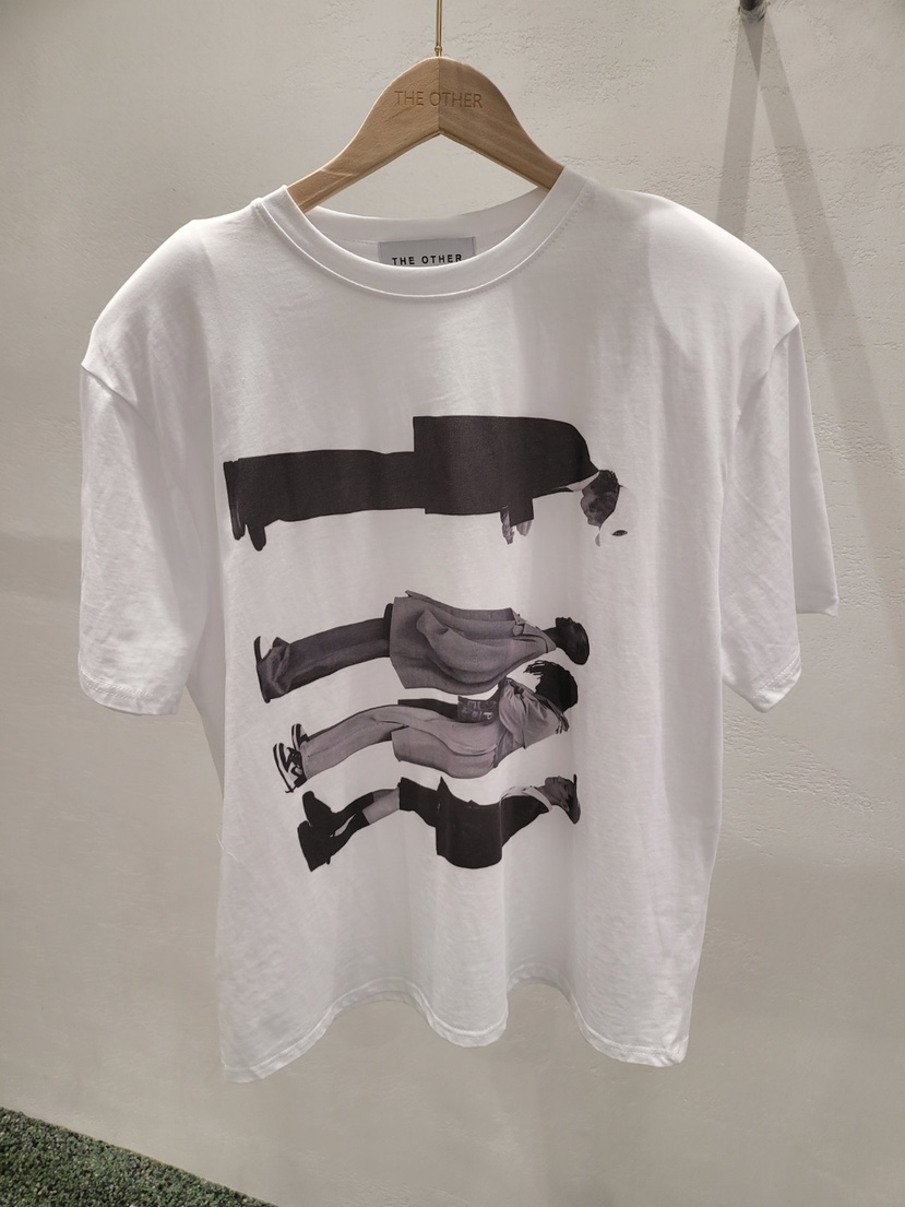 THE OTHER直郵韓國代購㊣女裝新品人氣推薦時尚熱賣休閑T恤THE OTHERT恤圖色3
