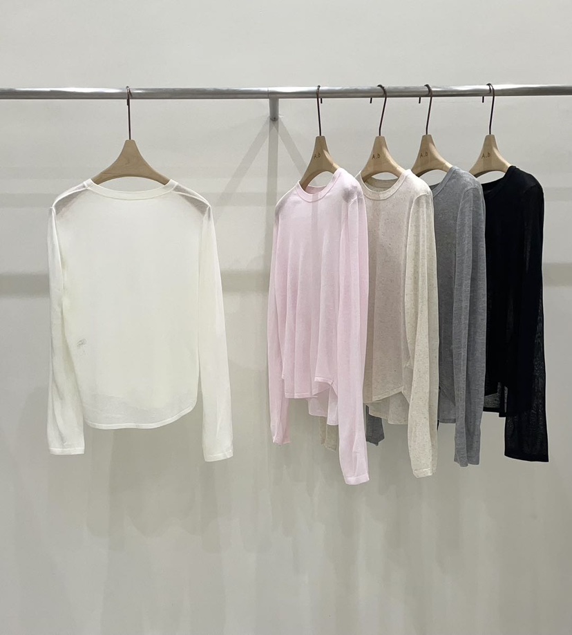 AUTUMN BEIGE-Q韓國直郵㊣東大門實拍女裝新品人氣長袖T恤A.b/AUTUMN BEIGE長袖T恤