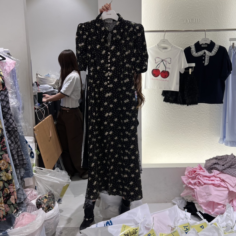 TYCHE韓國㊣直郵東大門代購女裝新款人氣休閑熱賣推薦連衣裙TYCHE連衣裙圖色2