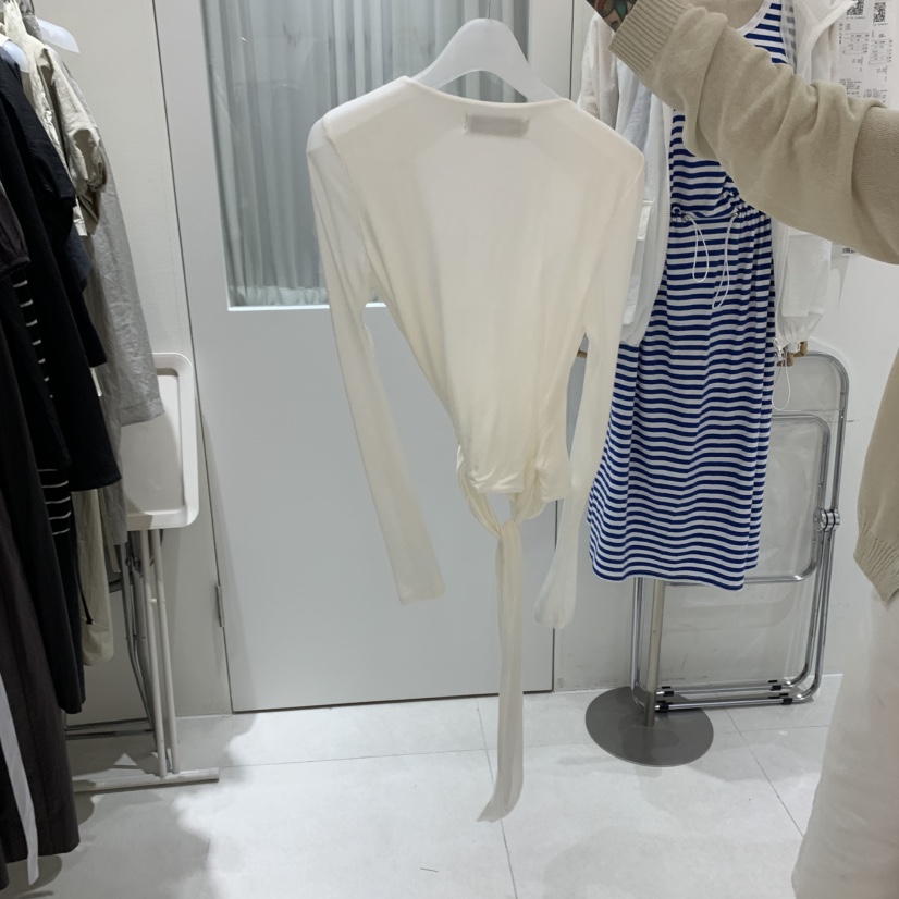 MONDAY TO SUNDAY韓國直郵㊣東大門實拍女裝新品25春夏長袖T恤MONDAY TO SUNDAY長袖T恤
