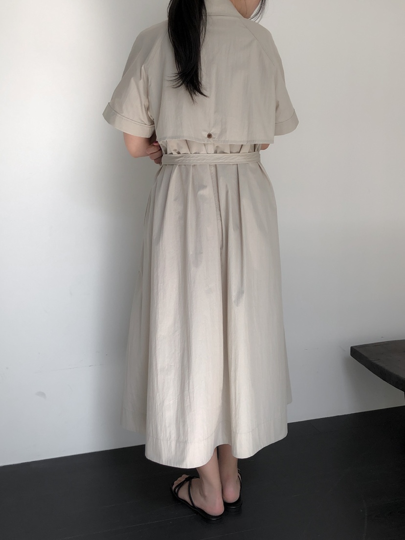 LONG PEAK韓國直郵㊣東大門實拍女裝新款熱賣連衣裙含腰帶LONG PEAK連衣裙