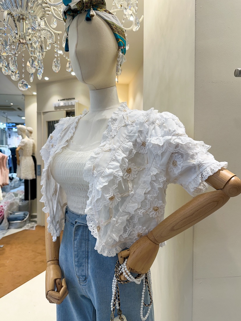 81 MARKET-L韓國直郵㊣女裝新款25春夏人氣休閑襯衫蕾絲衫81 MARKET-L襯衫/蕾絲衫