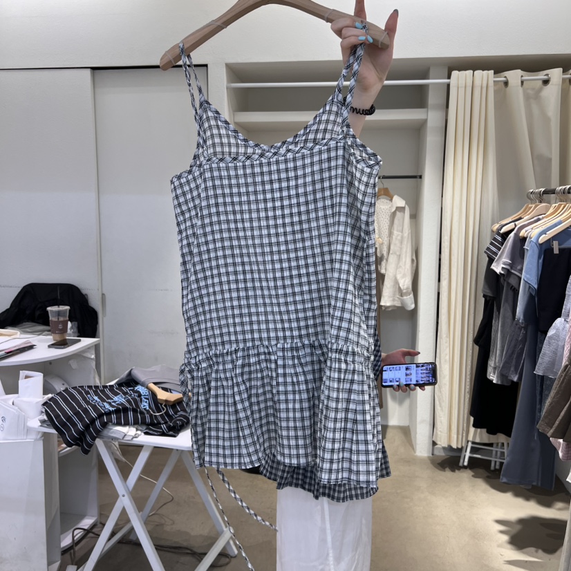 IR BIEN直郵韓國代購㊣女裝新品人氣推薦休閑連衣裙不含內搭ir bien-A連衣裙